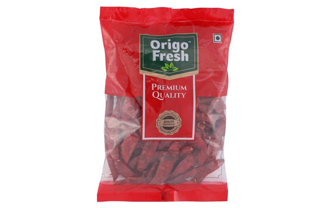 Origo Fresh Guntur Chilli Stemless    Pack  100 grams